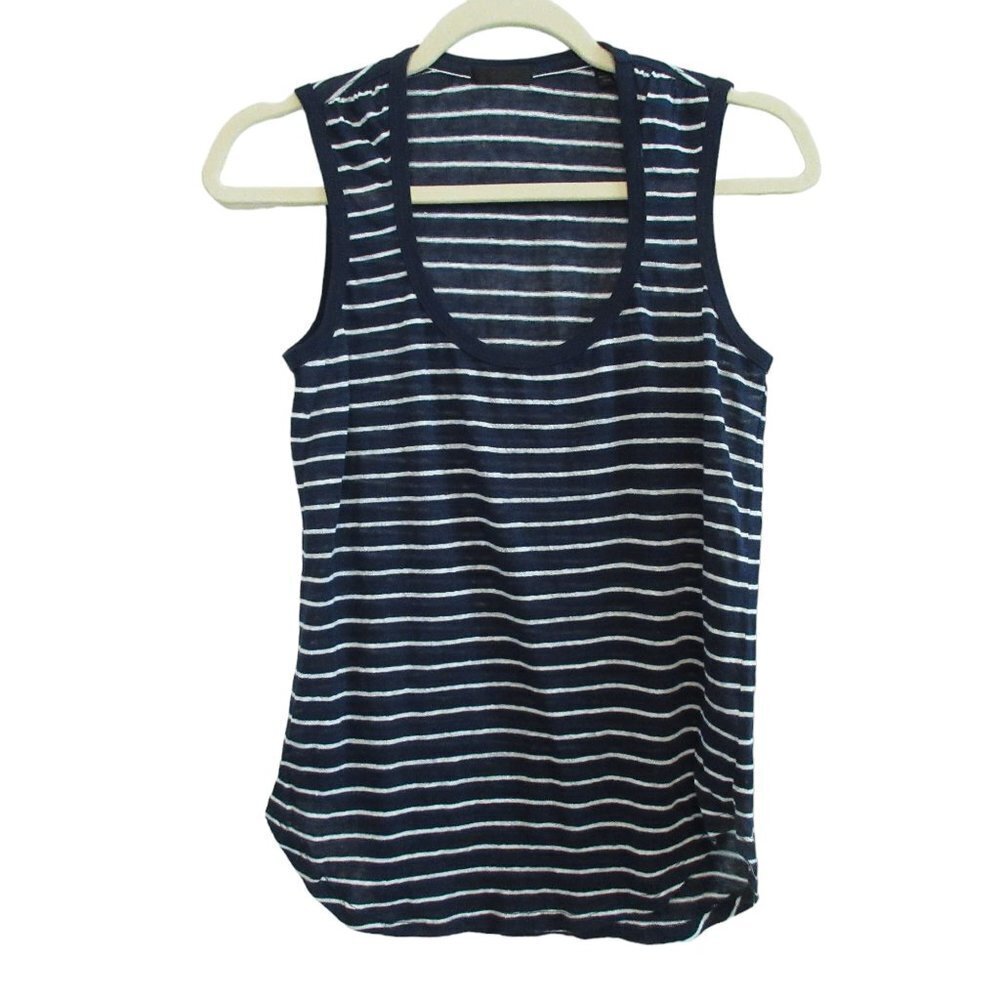 ATM Navy Stripe Tank Top Size XS